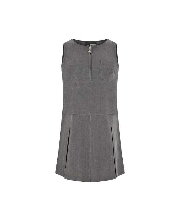 Zip Front Pinafore